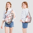 thumbnail image 2 of Sac à Bandoulière Vibrant à Motif Floral - Sac d'Épaule à Imprimé Hawaïen Coloré, Design avant-Gardiste, 2 of 4