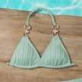 thumbnail image 5 of Staki Bathing Suits for Teenagers Girl's 3 Piece Swimsuits Floral High Waisted Bikini Bathing Suit with Mesh Coverups Skirt 7Y 8Y 9Y(Green,5-6 Years), 5 of 9