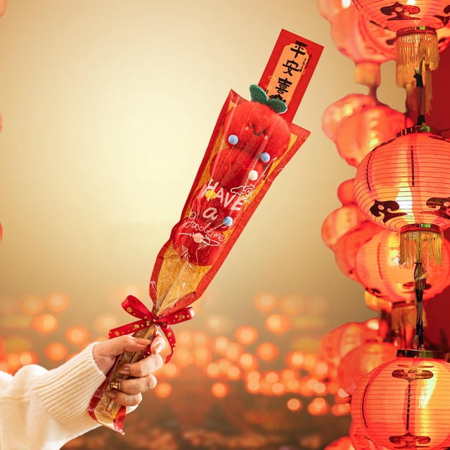 2026 Year Of Spring Festival Desktop Coated Skewers Photo Props Year's Day Festive Decorations