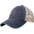 thumbnail image 1 of USA UTV RZR Racing Mesh Baseball Cap Cotton Washed Vintage Cowboy Hat, 1 of 8
