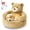 Khaki, variant on Teddy Bear Dog Bed with Arms, 2026 New Soft & Comfortable Plush Cuddler Bed, Washable Pet Bed with Removable Non-Slip Zipper Cover, Cozy Fluffy Puppy Bed for Small Dogs & Puppies (Brown,L: 21.6in)