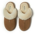 thumbnail image 5 of Dearfoams Women's Helena Genuine Suede Scuff House Shoe Slipper, 5 of 9