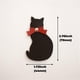 thumbnail image 2 of Marcadores de cuero - Marcadores de gatitos negros - Titular de la página del libro del estudiante - Marcadores de cuero de gato creativos y lindos, regalo de lectura, 2 of 5