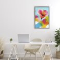 thumbnail image 3 of Stupell Industries Contemporary Hibiscus In The Sun Gray Floating Frame Canvas Art, 17 x 25, by Chromatic Storm Studio, 3 of 8