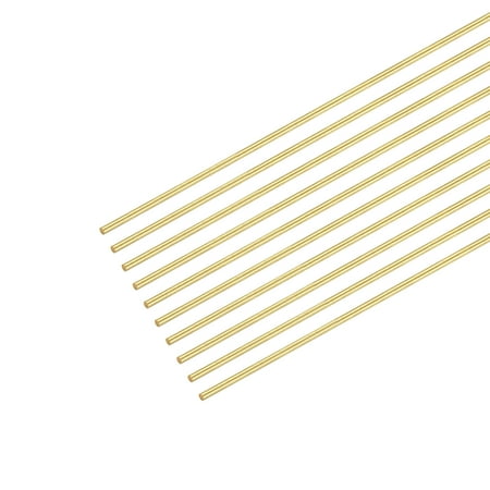

0.5mm x 350mm Brass Round Wire Assorted Half Hard Wire for Jewelry Making 10Pack