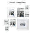 thumbnail image 5 of (3 pack) Mainstays 8x10 Linear Gallery Wall Picture Frame, White, Set of 3, 5 of 9
