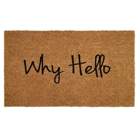 Calloway Mills 106683048 Why Hello Doormat, 30 x 48 in.