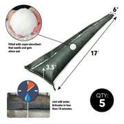 Quick Dam 17-ft Water Activated Flood Barriers - QD617-5