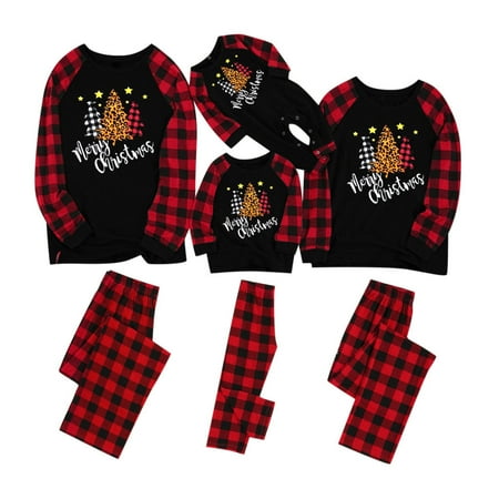 

Retro Trend Parent-Children Tweed Coat Christmas Man Daddy Print Blouse Tops And Pants Xmas Family Clothes Pajamas