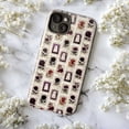thumbnail image 5 of Vintage Ghost and Floral Stamp Phone Case, Spooky Cottagecore Aesthetic iPhone Cover, Artistic Protective Case for iPhone 16 15 14 13 12 11 Plus Pro Max Mini, 5 of 6