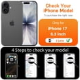 thumbnail image 2 of Funda de piel LOHASIC para iPhone 17 6.3 2025 - Negra, 2 of 7