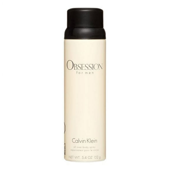 4 Pack Calvin Klein Obsession Body Spray, Body Spray for Men, 5.4 oz