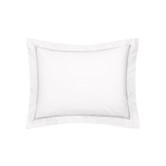 20" x 26" Legacy Pearl Grey Cotton Standard Sham - Machine Washable