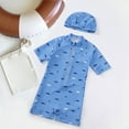 thumbnail image 2 of ibiyuan Baby Swimsuit Girl Boys Swimwear Comfortable Swimsuits For Toddlers 1 6 Years Beach Pool Outdoor Summer Water Play Active Swimwear,5-6Years, 2 of 9