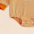 thumbnail image 5 of HCNTES Baby Boy Girl Halloween Outfit Pumpkin Embroidery Romper My First Hallween Baby Outfit(3-6 Months,Z139-Orange), 5 of 6