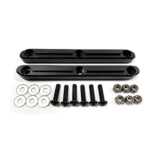 Support de Toit de Carrosserie 1/5 RC ARA480020 Support de Performance pour Style 1/5 Alliage, Support de Toit de Carrosserie ARA480020 Alliage d'Aluminium pour Noir