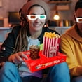 thumbnail image 2 of 24pcs Movie Night Snack Trays with Popcorn Bags and Food Trays, Movie Night Supplies for Movie Theater Family Birthday Party, Outdoor Movie Night Boxes Accessories Kit, 2 of 14