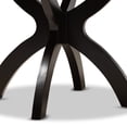 thumbnail image 4 of Baxton Studio Tilde Modern and Contemporary Dark Brown Finished 35-Inch-Wide Round Wood Dining Table, 4 of 5