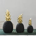 thumbnail image 2 of Piña Decorativa, Pequeña, Negra, 2 of 5