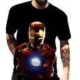 thumbnail image 1 of Disney Wunder Held Iron-Man 3D-Druck Männer Kurzarm camiseta neue Kleidung Sommer Streetwear Casual Fashion Kinder Tops xuanjing unisex, 1 of 2