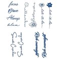 thumbnail image 3 of 15 Pegatinas Tótem Falsas Impermeables La Serie Flower & Letter para Adultos, 3 of 9