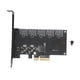 thumbnail image 3 of Tarjeta De Expansión PCIE, Amplia Aplicabilidad PCIE A 5 Tarjetas De Expansión SATA Para PC De Escritorio ANGGREK Otros, 3 of 8