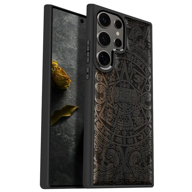Funda de teléfono Carveit Wood para Samsung Galaxy S25 Ultra