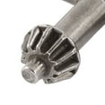 thumbnail image 5 of 5mm Dia 11 Teeth T Shaped Metal Magnetic Drill Chuck Key Silver Tone, 5 of 5