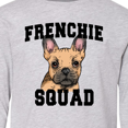thumbnail image 4 of Inktastic Cute French Bulldog  Frenchie Squad Long Sleeve Youth T-Shirt, 4 of 5