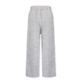 thumbnail image 4 of CPNG Girls Daily Casual Baggy Striped Pants Teen Girls Straight Soft Pants Loose Pockets Elastic Waist Pants(Grey,4-5 Years), 4 of 5