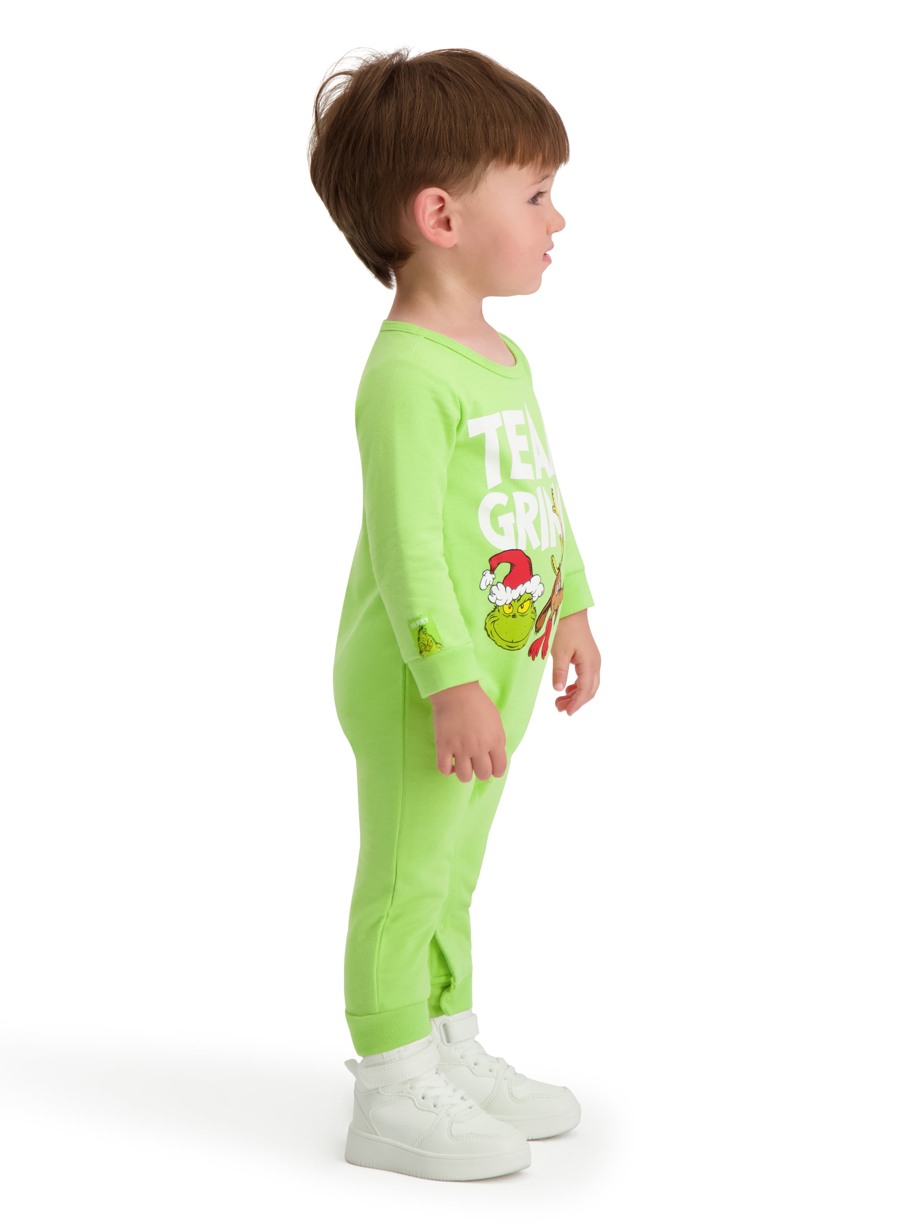 The Grinch Baby Unisex "Team Grinch" Coverall, Sizes 0/3M-24M