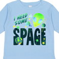 thumbnail image 4 of Inktastic I Need Some Space Cute Alien Boys or Girls Long Sleeve Toddler T-Shirt, 4 of 5