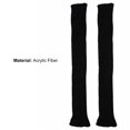 thumbnail image 6 of AYYUFE 1 Pair Women Leg Warmers Over Knee Knitted Autumn Winter Long Tube Windproof Boot Cuffs for Outdoor, 6 of 8