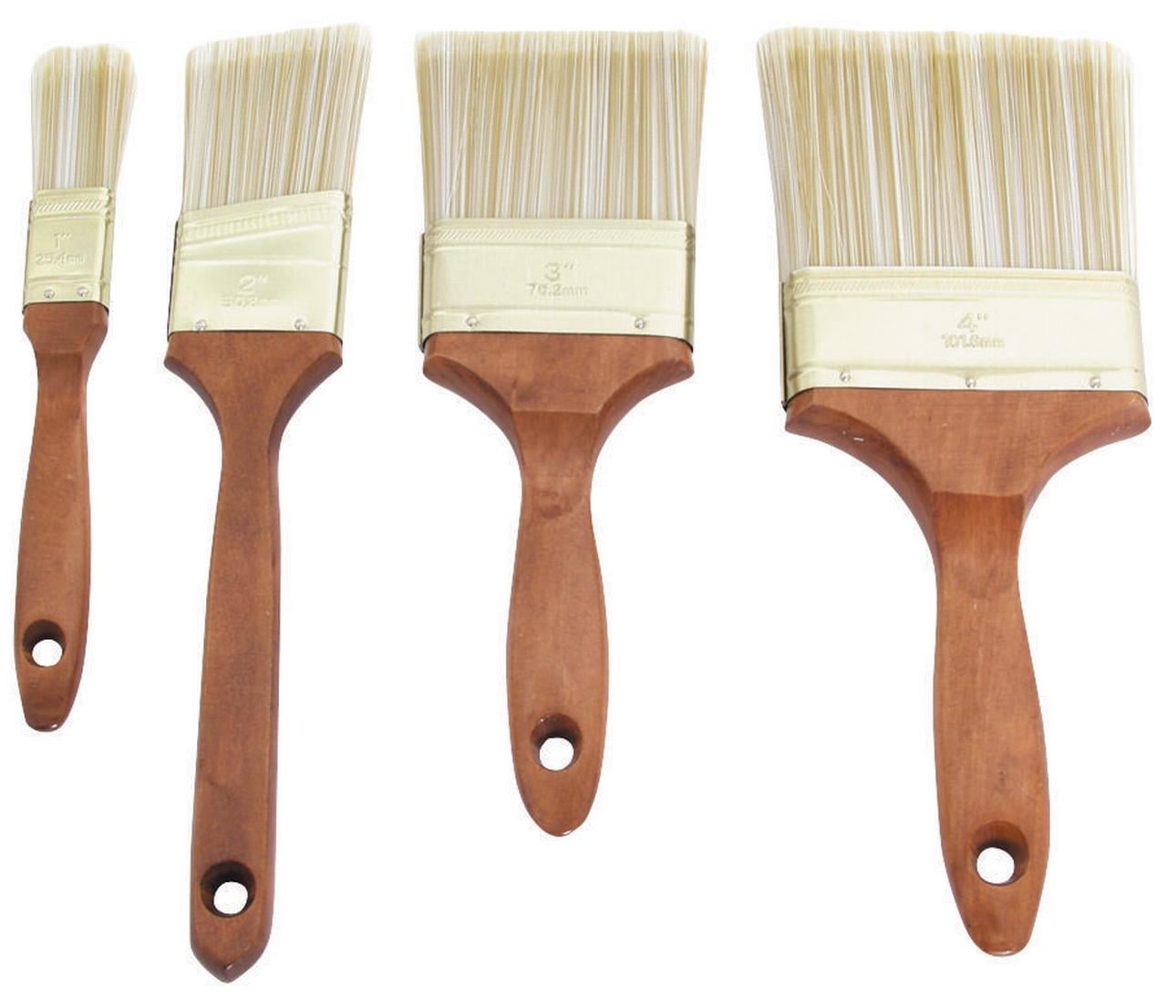 ProSource General Purpose Paint Brush Set, 4 Pieces