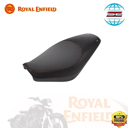 BLACK CUSTOM SEAT FOR ROYAL ENFIELD HUNTER 350