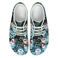 thumbnail image 4 of Wismoutput Shark Printed Sneakers for Men Boys Breathable Comfortable Minimalist Barefoot Shoes Size 5.5-14, 4 of 7
