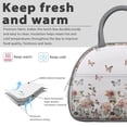 thumbnail image 3 of Butterfly Dreams Lunch Bag – Colorful Butterfly Print with Floral Fashion Details for Everyday Style, 3 of 4