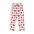 thumbnail image 6 of Uemuo Strawberry Pattern Men's Wide Leg Palazzo Lounge Pants with Pockets Light Weight Loose Comfy Casual Pajama Pants-XX-Large, 6 of 9