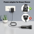 thumbnail image 3 of Cargador PERFEIDY de repuesto para afeitadoras Braun Series 9 7 3 5 1, 3 of 9