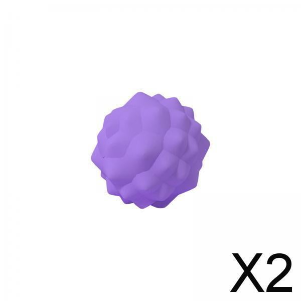 2x Bola de con para Fascia, Mini Bola de Rodillo de Lavable Portátil Pequeña, Herramienta de para Piernas, Manos, Espalda, 2 piezas