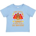 thumbnail image 3 of Inktastic This Little Turkey is Going to Be a Big Brother with Orange Text Boys Toddler T-Shirt, 3 of 5