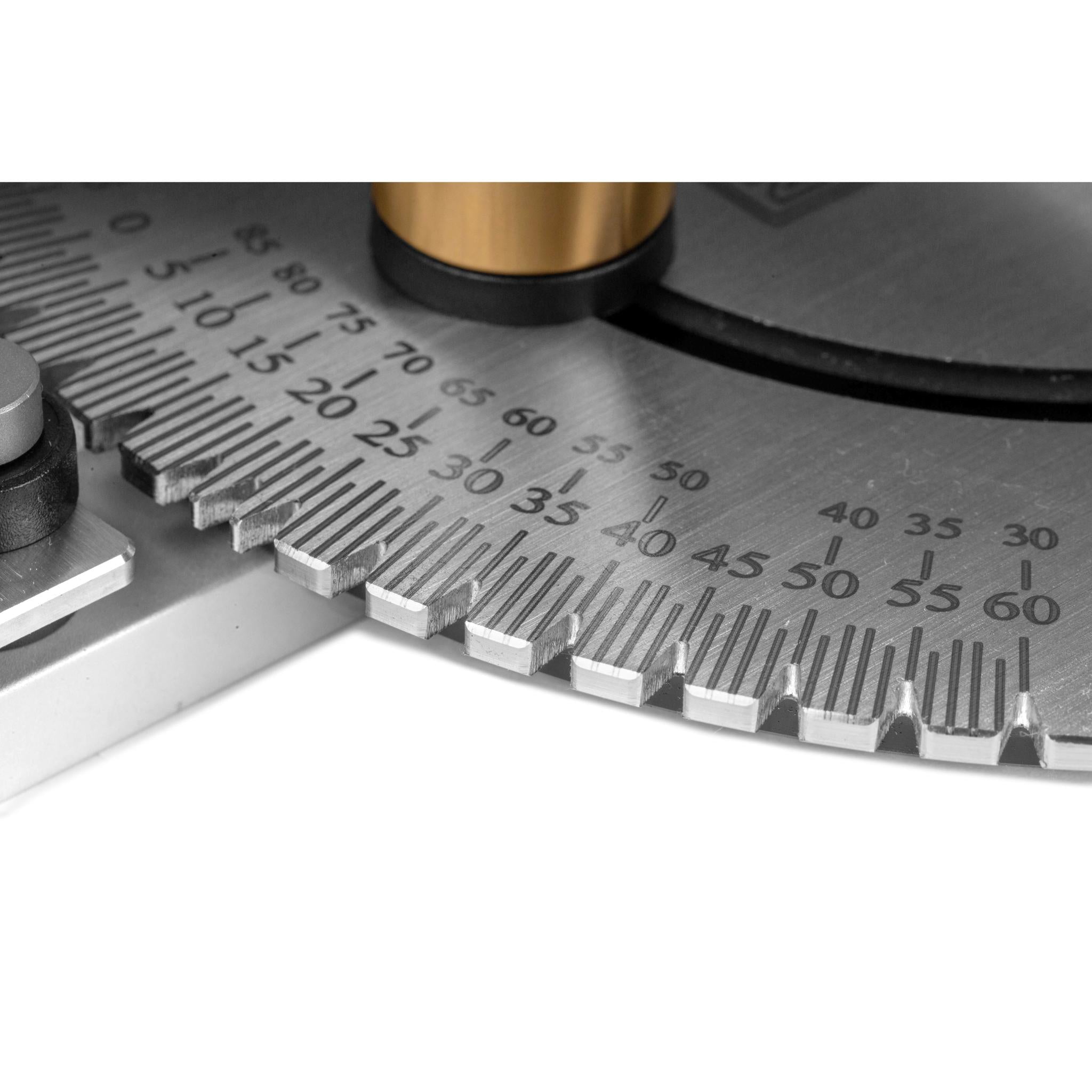 WEN Steel and Brass Premium Miter Gauge, 27 Angle Stops for Table Saws, Router Tables, Band Saws, and Woodworking Tools (WA1401)