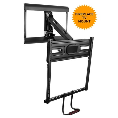 Mount-It! Pull Down TV Wall Mount with Vertical Adjustable Handle for 43