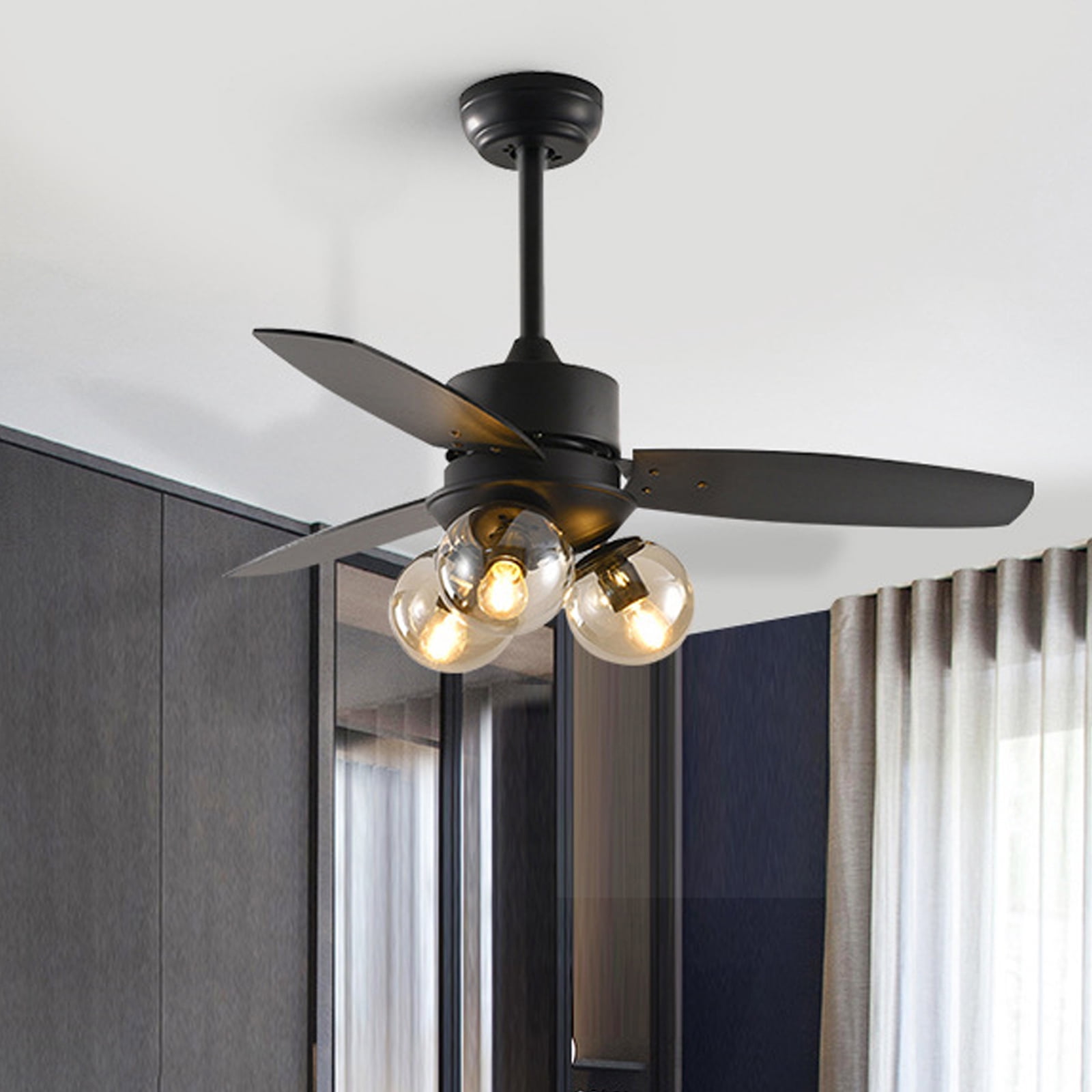 Ceiling Fan Chandelier for the Living Room, Bedroom, Dining Room, Hall, Restaurant, Bar and Other Places