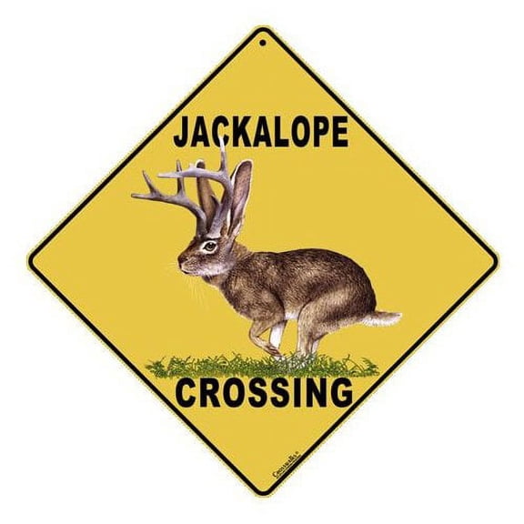 Jackalope Crossing Sign