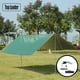 thumbnail image 2 of Toystoory Toldo de soporte para tienda de campaña, carpas de lona plegables multifunción, refugio solar a prueba de lluvia, fácil carpas Verde Toldo hexagonal, 2 of 6