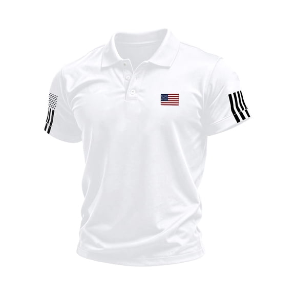 Golf Shirts for Men America 250th 1776 Shirts for Men Funny 4th Of July Shirts for Men Patriotic Tshirt Fourth Of July Shirts T-Shirts for Man White Graphic Tee Men's T Shirts Graphic