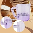 thumbnail image 4 of Batidor de huevos eléctrico con pico colador, utensilio de cocina, batidora de cocina, batidor automático para mezclar chocolate caliente, morado, 4 of 6