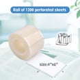 thumbnail image 3 of OneMed Dental Barrier Film Roll 4" x 6" Disposable Dental Barrier Tape 1200 Sheets/Roll 3 Rolls (3600 Sheets Clear), 3 of 5