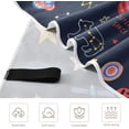 thumbnail image 2 of Coolnut 30"x60" Beach Towel with Travel Bag, Hand Drawn Cartoon Stars Planets Cosmonauts Oversized Sand Free Camping Towel Quick Dry Pool Bath Sport Towels, 2 of 6